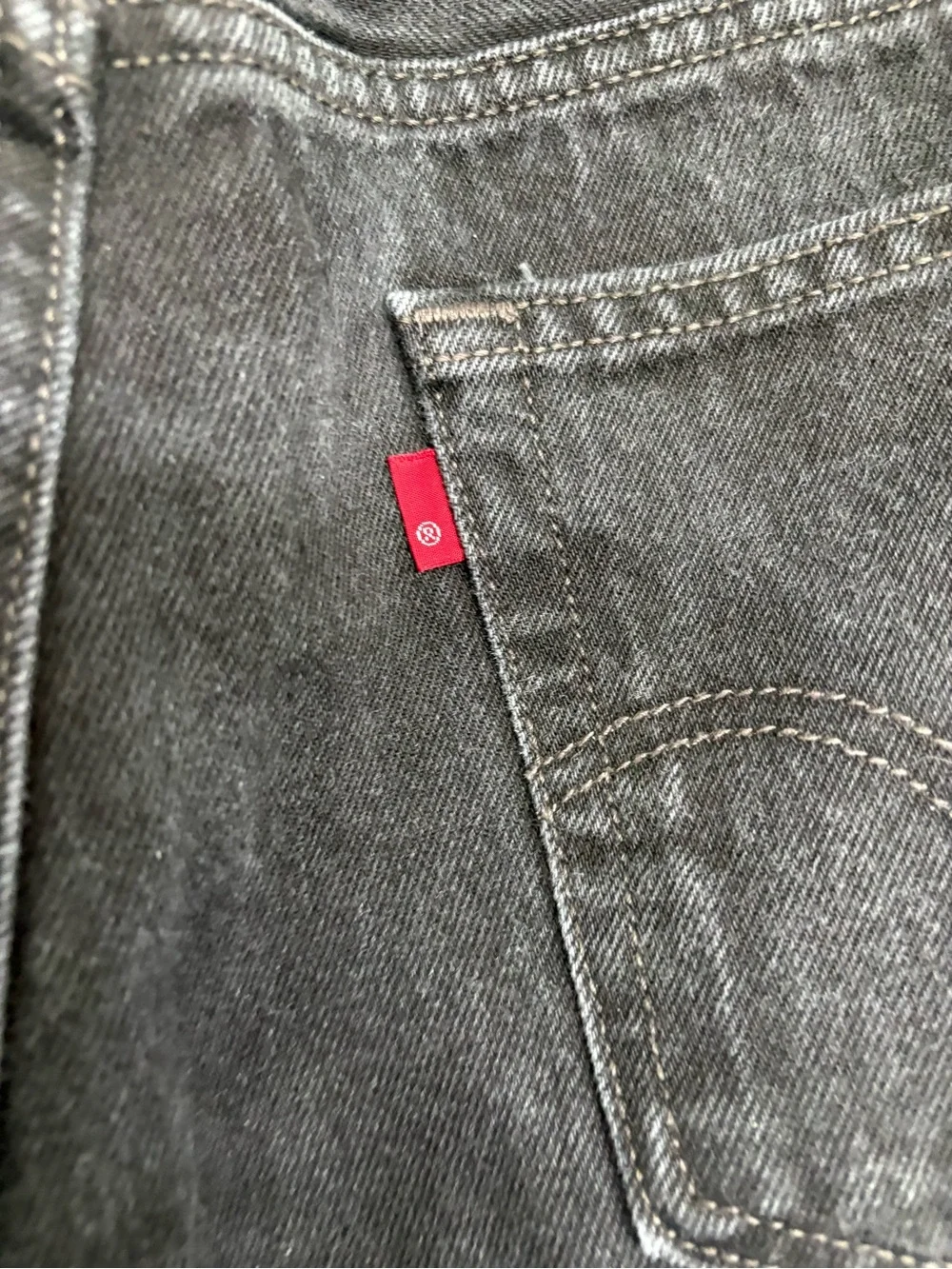 Vintage Y2K Levi’s 501 Jeans W36 L36 Black Faded Button Fly Straight Leg
